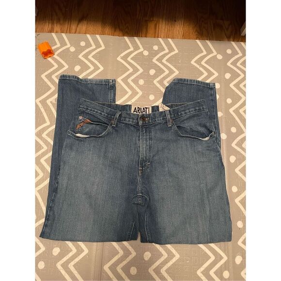 Ariat Denim Jeans M3 Loose Light Wash Jeans 38x32 - Picture 6 of 6